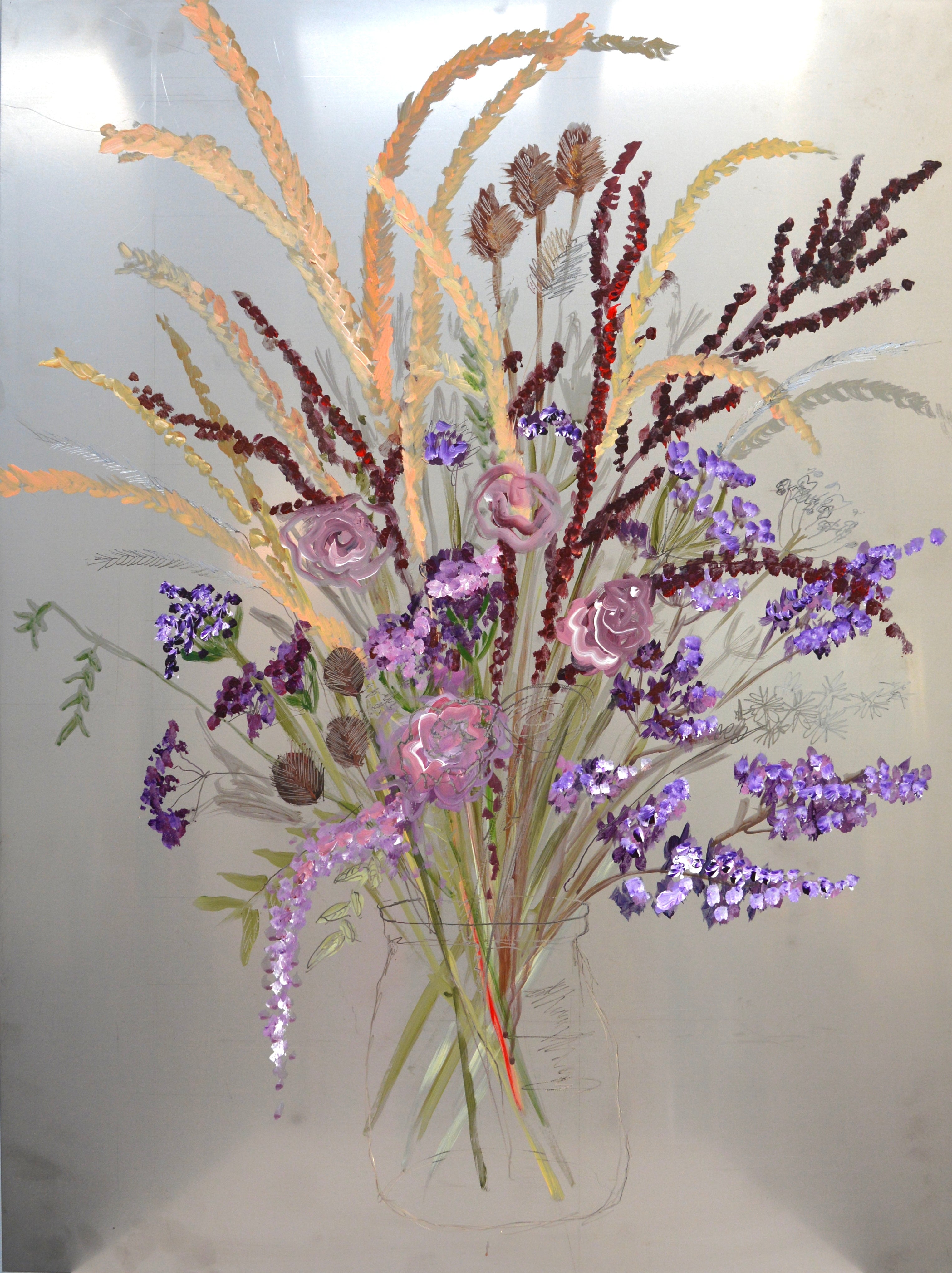 I brought you these flowers