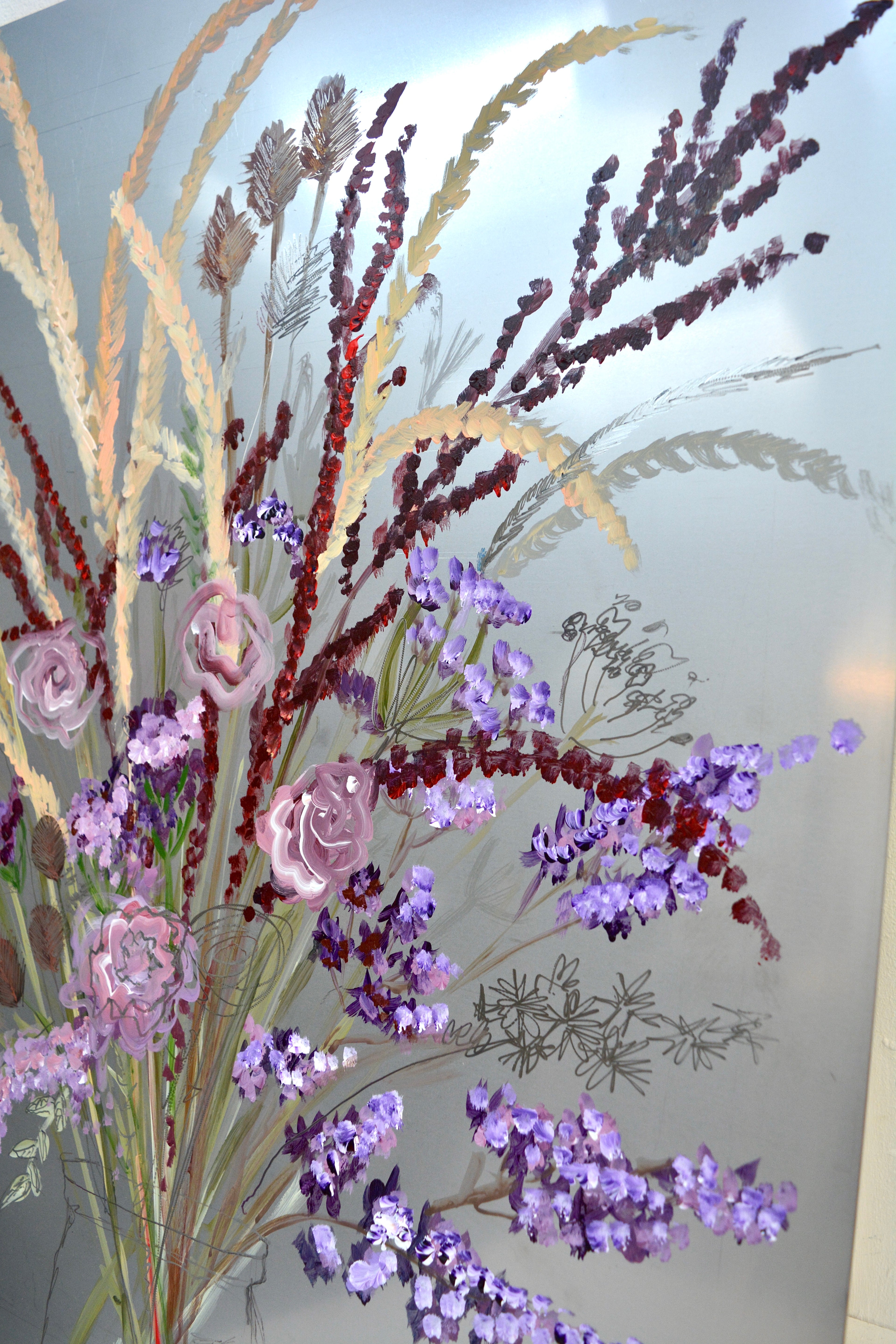 I brought you these flowers