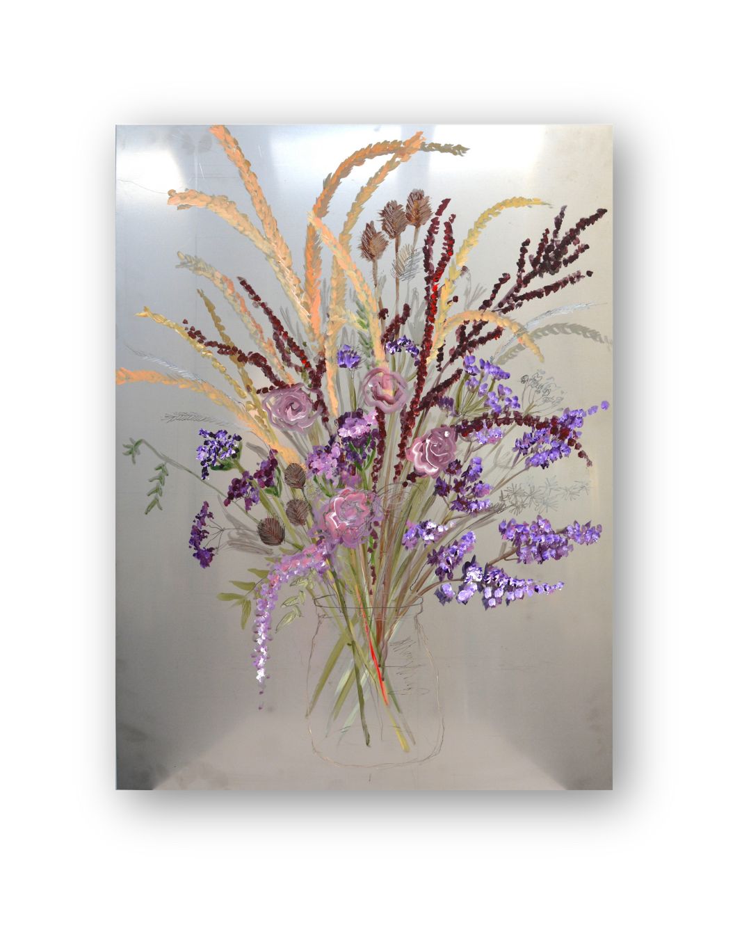 I brought you these flowers