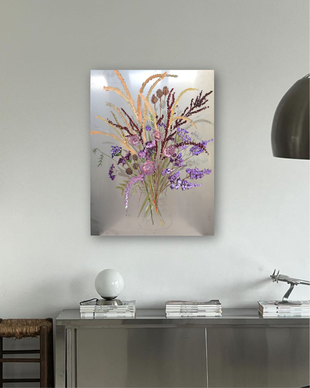 I brought you these flowers